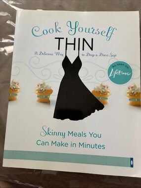 Cook Yourself Thin Cookbook - White & Black Cover